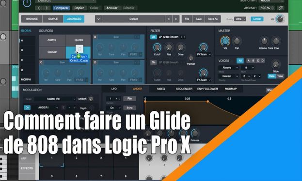 Comment faire un Glide de 808 dans Logic Pro X