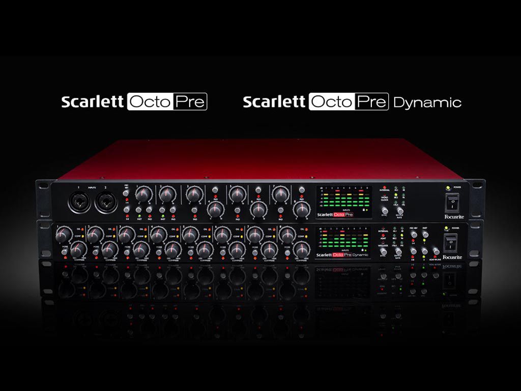 Nouvelles Scarlett OctoPre et OctoPre Dynamic