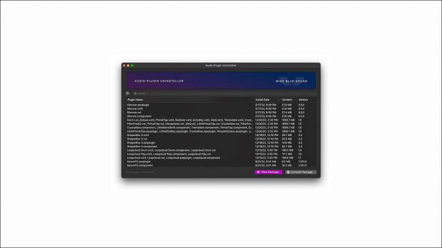 Audio Plugin Uninstaller se met à jour !