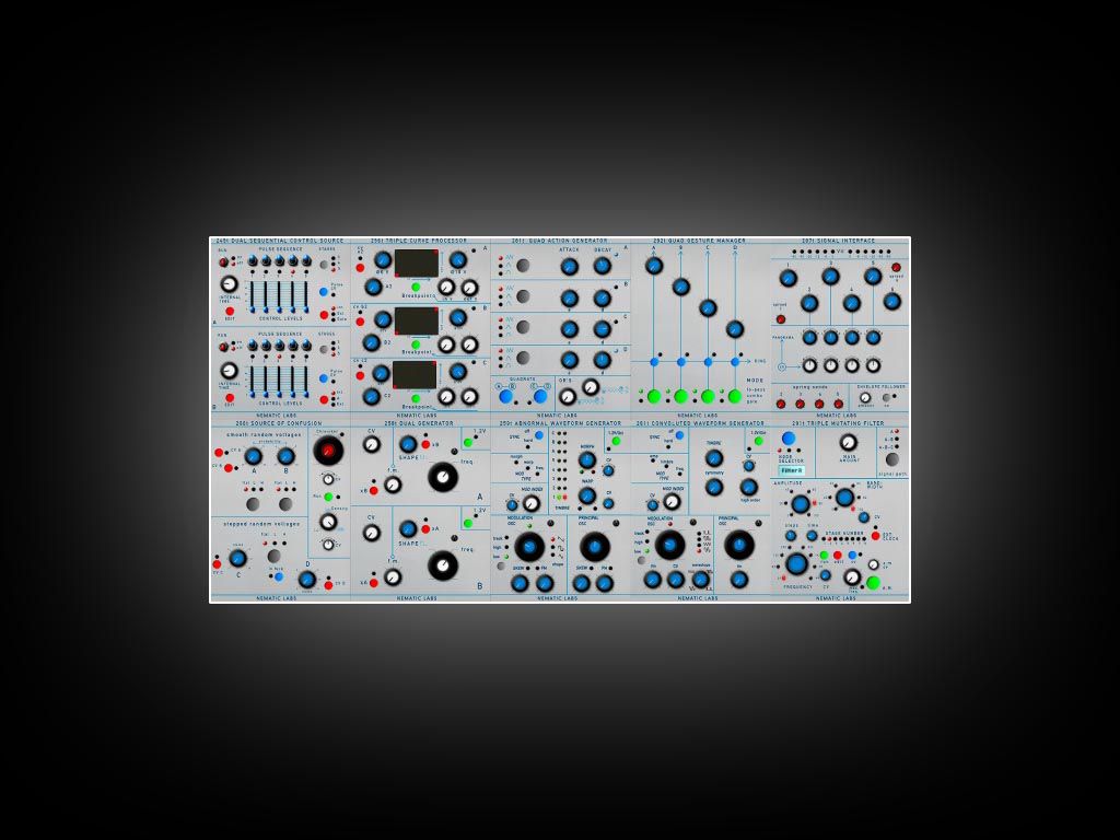 Un Buchla 200 dans Reaktor 6