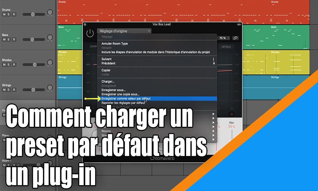 Comment charger un preset par défaut dans un plug-in ?