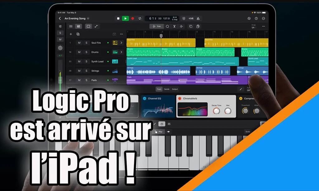 Logic Pro est arrivé sur l&#039;iPad !