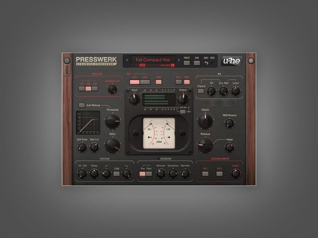 U-He update PressWerk en v1.1.2