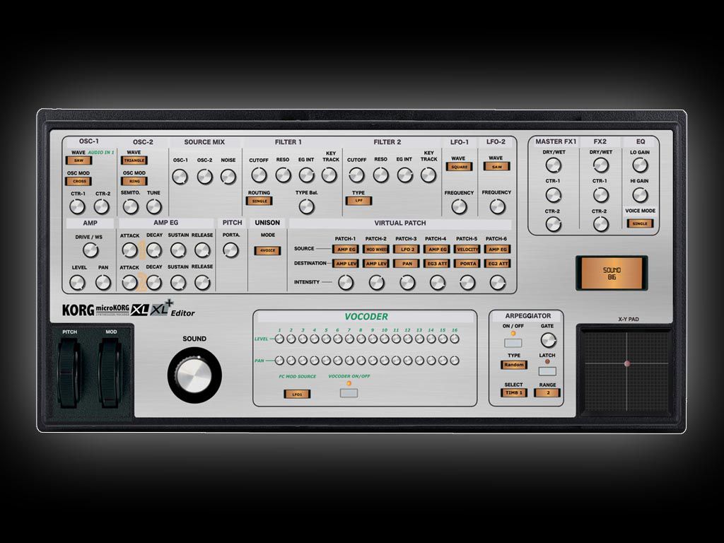 Un &eacute;diteur pour les MicroKorg XL et XL +