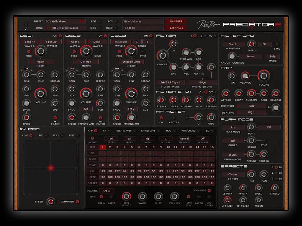 Rob Papen présente Predator 2